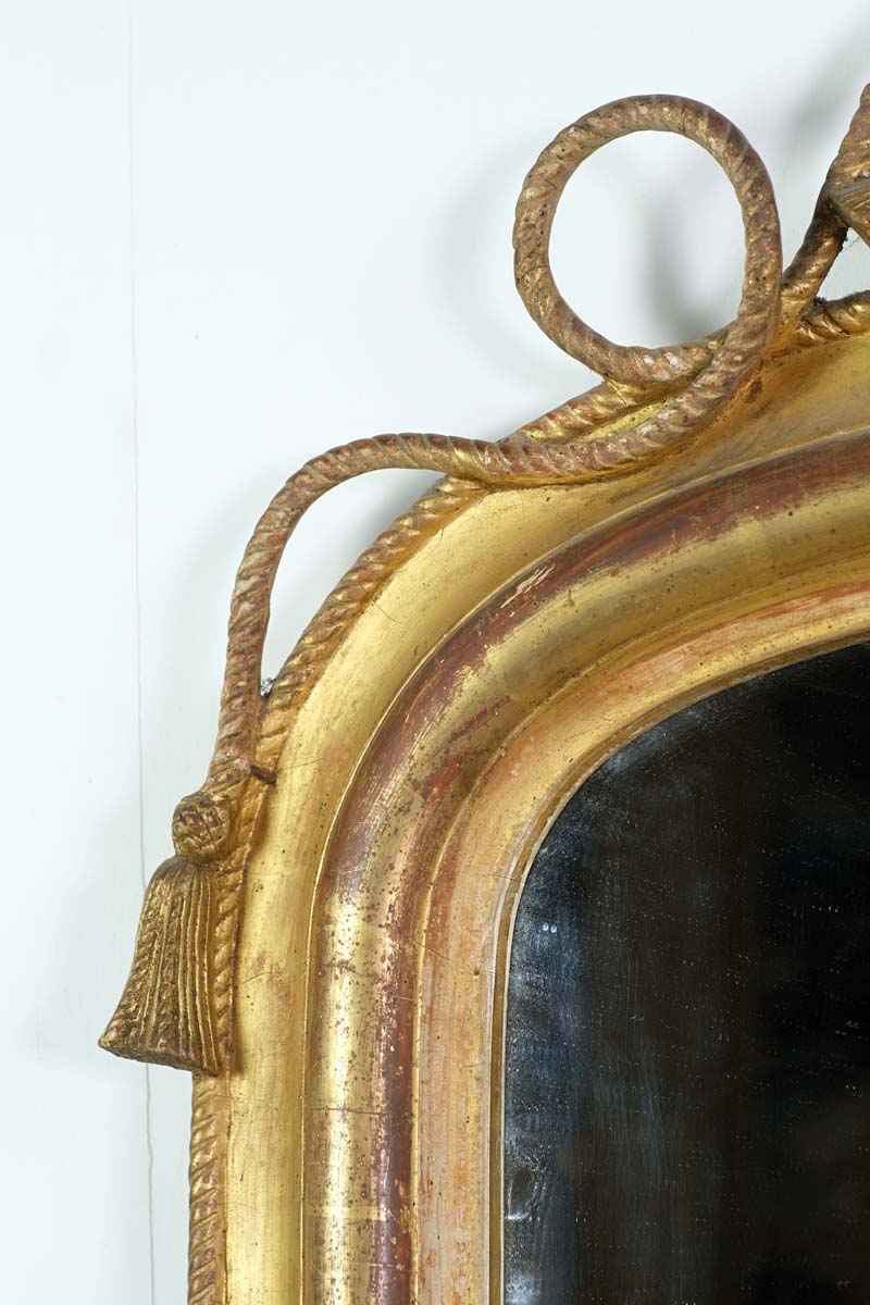 Louis Philippe Mirror with gilded legs