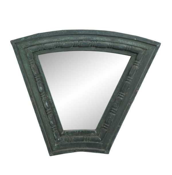 Altered Antiques - Irregular Curved Trapezoid Cove Copper Wall Mirror