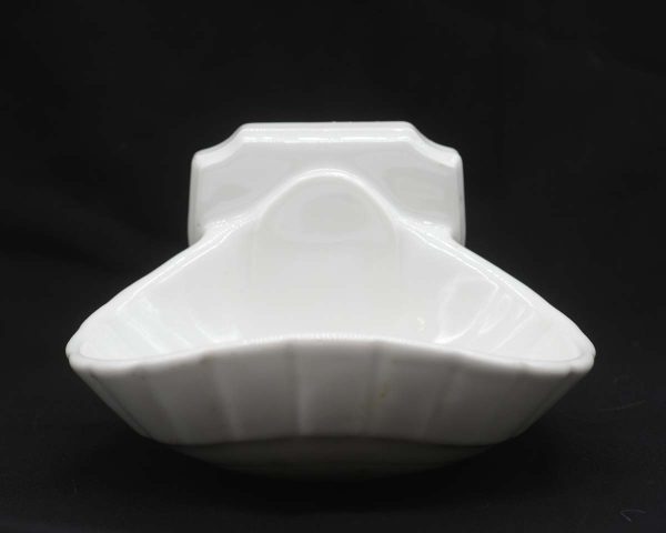Bathroom - European White Shell Shaped Porcelain Bathroom Soap Dish