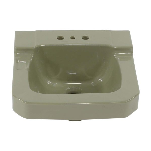 Bathroom - Vintage Reclaimed Green 19 in. Ceramic Wall Sink
