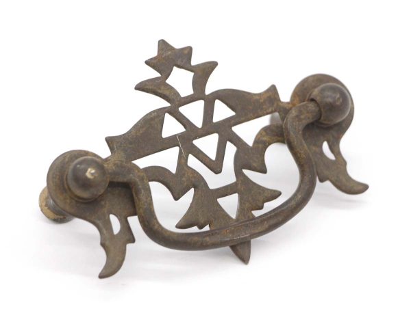 Cabinet & Furniture Pulls - Vintage Traditional 3.25 in. Steel Cut Out Bail Drawer Pulls