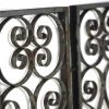 Railings & Posts - Pair of Reclaimed 55 in. Curled Wrought Iron Vertical Panels