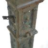 Railings & Posts - Antique 46 in. Ball Top Square Cast Iron Post