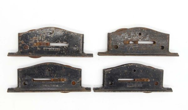 Pocket Door Hardware - Set of 4 Antique Cast Iron Pocket Door Rollers