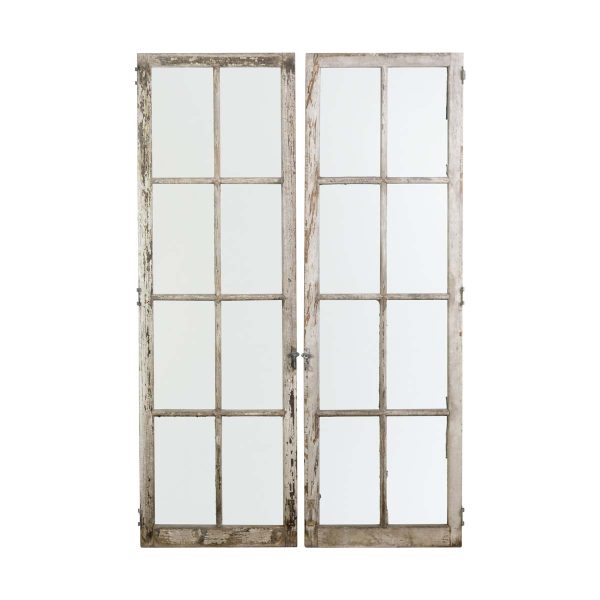 Reclaimed Windows - Pair of Reclaimed French 8 Lite Windows