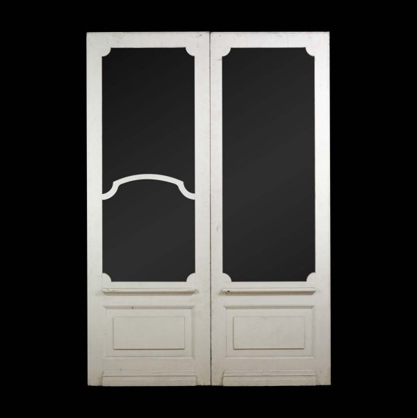 Standard Doors - Antique One Lite Double Doors 91.25 x 62.5