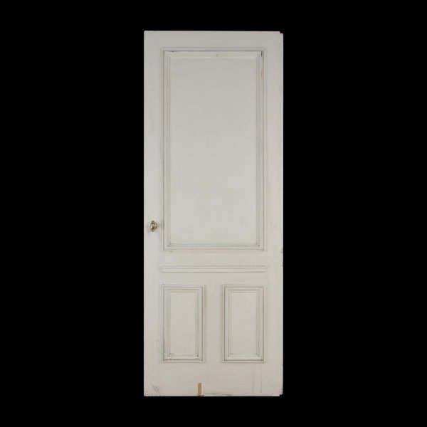 Standard Doors - Vintage 3 Pane White Wood Passage Door 81 x 31