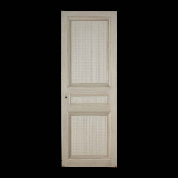 Standard Doors - Vintage Wooden 3 Pane White Passage Door 83 x 29.75