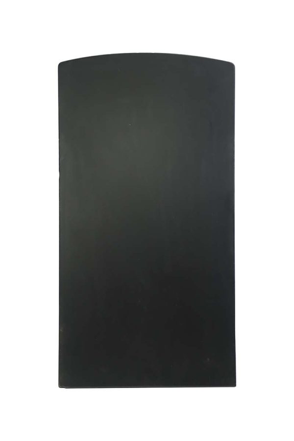 Table Tops - Reclaimed 33.375 in. Round Edge Glass Vitrolite Black Tabletop