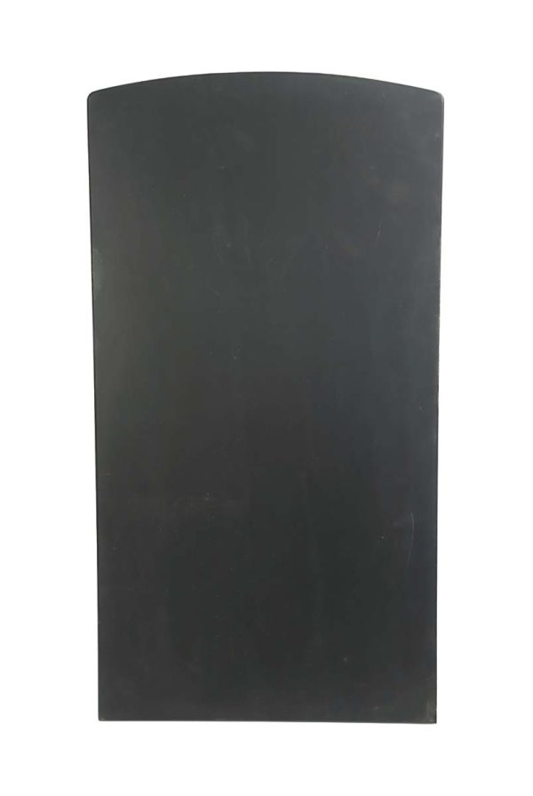 Table Tops - Reclaimed 33.375 in. Rounded Edge Glass Vitrolite Black Tabletop