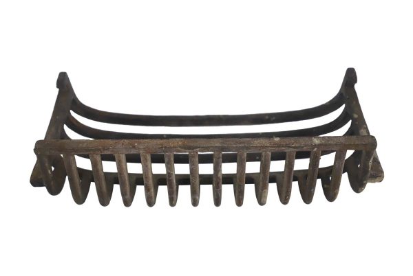 Tool Sets - Antique 18.5 in. Black Cast Iron Fireplace Log Holder