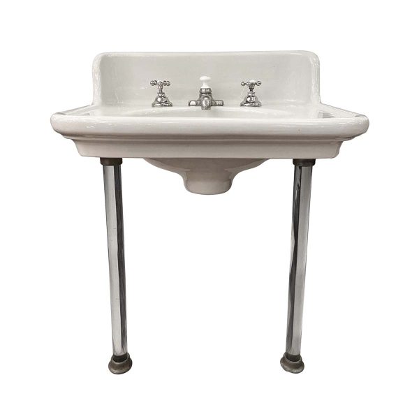 Bathroom - 1900s Trenton Pottery Vitreous White China Sink