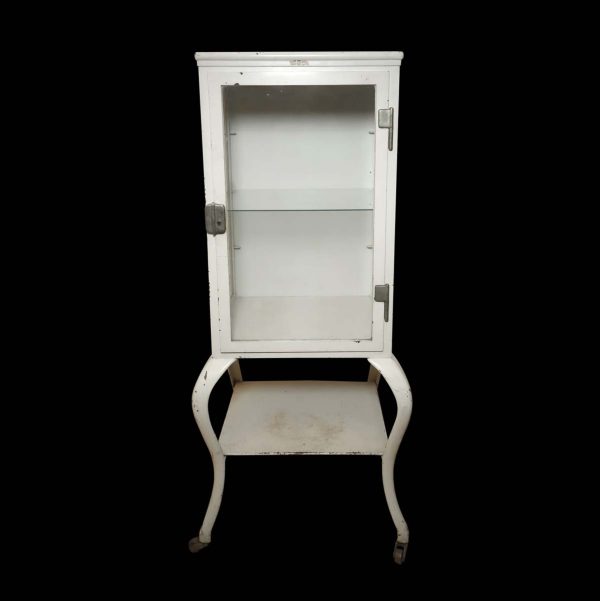 Cabinets - American Vintage White Steel Medical Supply Cabinet