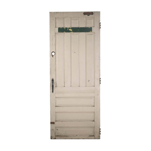 Commercial Doors - Vintage 9 Pane Pine Commercial Privacy Door 89.5 x 35.25