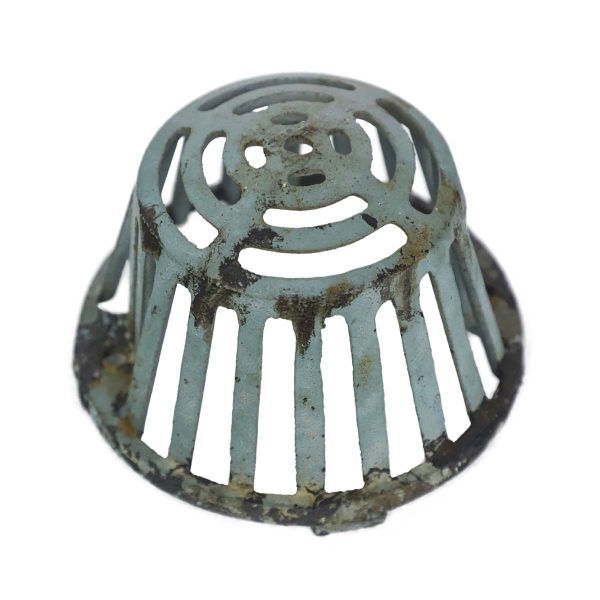 Exterior Materials - Vintage 8 in. Cast Iron Roof Dome Drain Cover