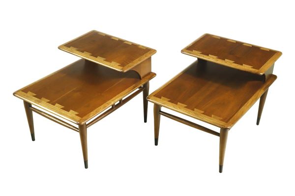 Living Room - Pair of Lane Mid Century Modern Dovetailed End Tables