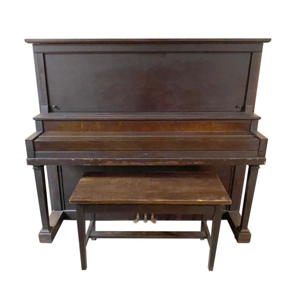 Musical Instruments - Antique 1920s Upright C. Kurtzmann & Co. Piano