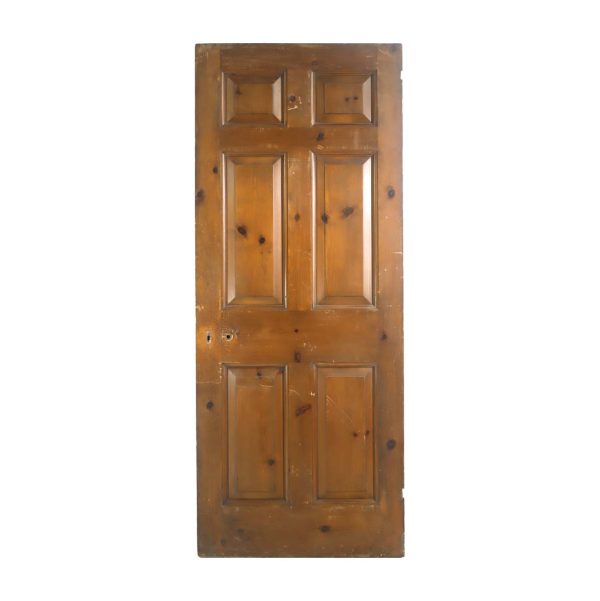 Standard Doors - Vintage 6 Pane Pine Wood Passage Door 79 x 31.25