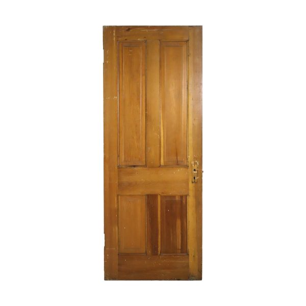 Standard Doors - Vintage Pine Wood 4 Pane Passage Door 76.25 x 29.75