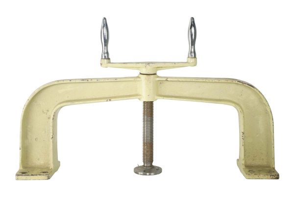 Tools - Vintage Yellow 24.75 in. Cast Iron Book Press