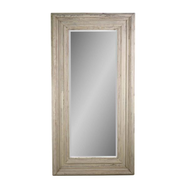 Wood Molding Mirrors - Reclaimed 7.3 ft Pine Wood Molding Dressing Mirror