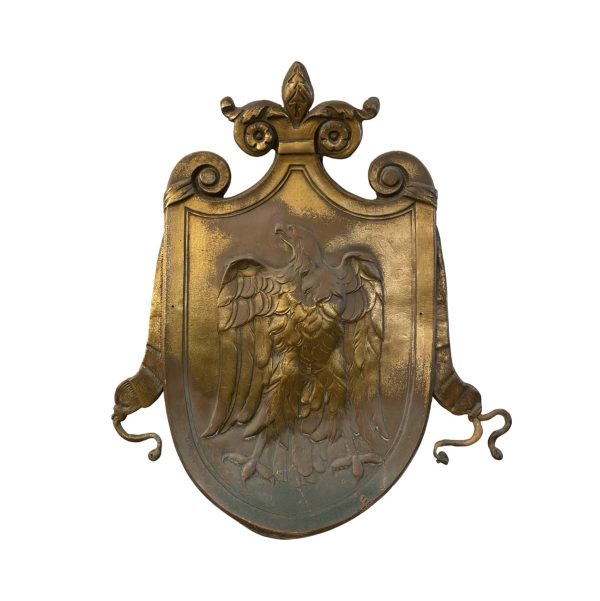Decorative Metal - 1910s New York City Cast Bronze Eagle Crest