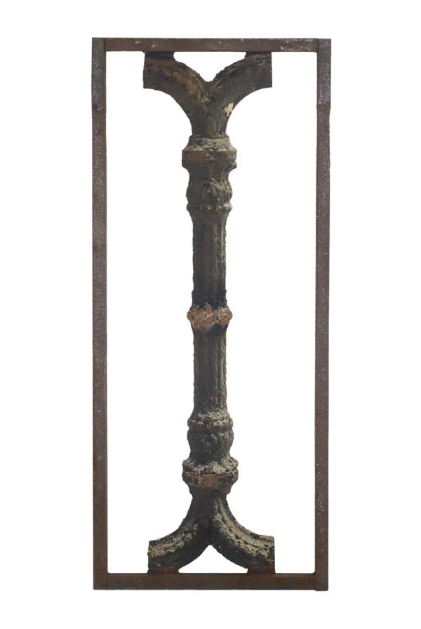 Decorative Metal - Reclaimed 31.75 in. Wrought Iron Baluster Wall Panel