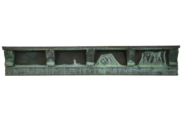 Exterior Materials - Reclaimed 68 in. Architectural Copper Cornice Wall Mount