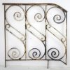 Railings & Posts - Reclaimed 30 in in. Curled Wrought Iron Stair Fence Section