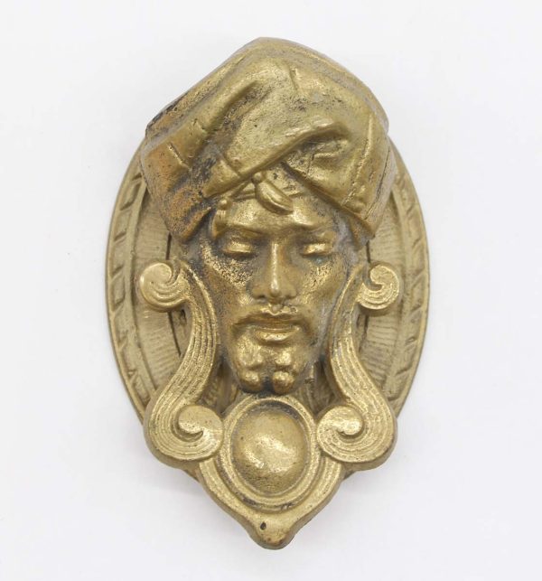 Knockers & Door Bells - Replica Brass Arabian Figural Door Knocker