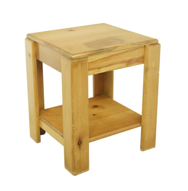 Living Room - Modern 19 in. x 17.75 in. Pine Side End Table