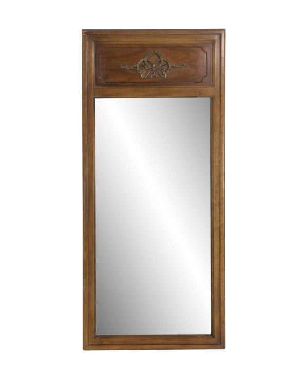 Antique Mirrors - Vintage French Style Wood Frame Wall Mirror