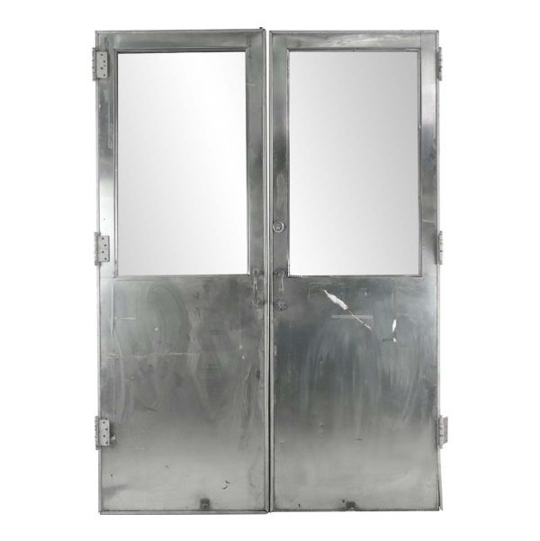 Commercial Doors - Vintage 1 Lite Metal Security Commercial Doors 83.5 x 59.5