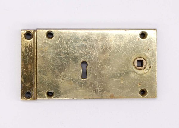 Door Locks - Vintage Polished Brass Surface Rim Door Lock