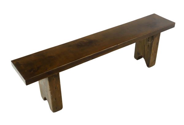 Farm Tables - Handcrafted 5 ft Dark Tone Pine Farm Bench