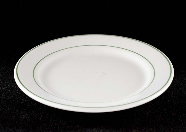 Kitchen - 1940s Buffalo China Restaurant Ware A-14 White 11 in. Round Plate