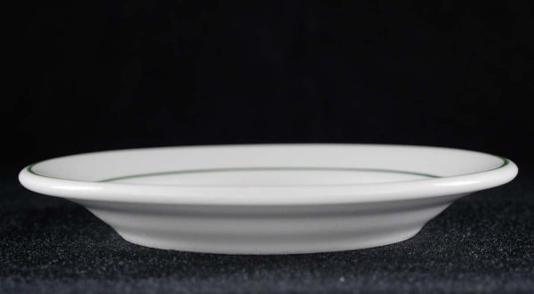Kitchen - 1940s Buffalo China Restaurant Ware A-14 White 7 in. Oval Plate