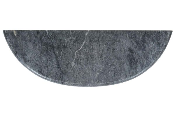 Marble Slabs - Portugal Made Rounded Gray Mix Marble Tabletop