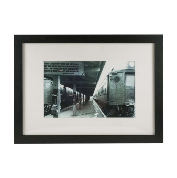 Photographs - Hotel Pennsylvania Framed Matted Train Platform Photograph