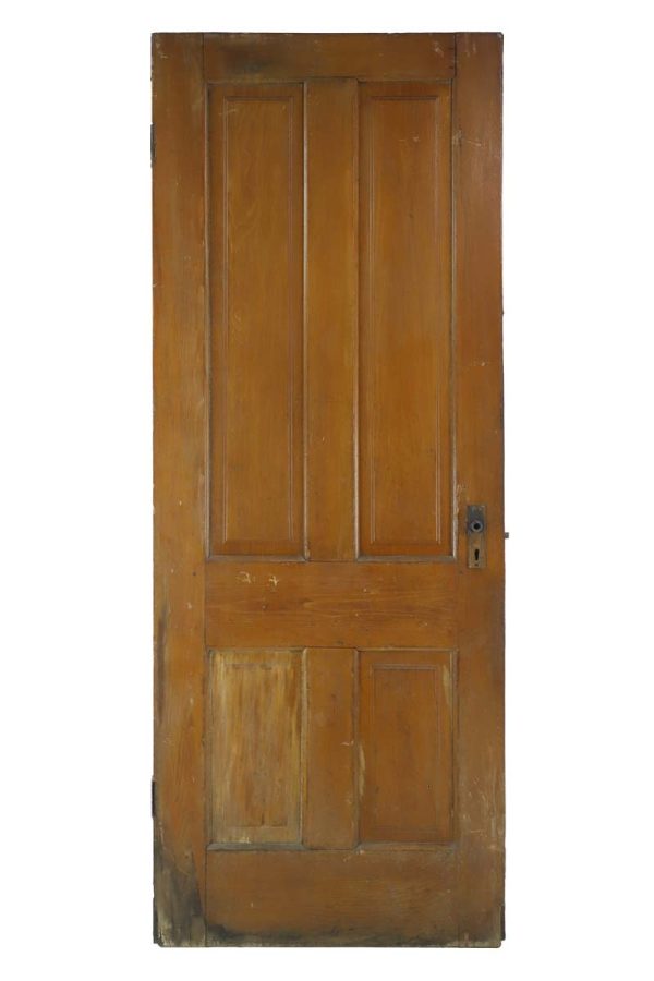 Standard Doors - Antique 4 Pane Interior Pine Door 76.5 x 29.75