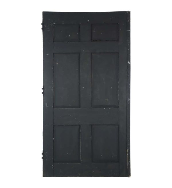 Standard Doors - Vintage 6 Pane Dark Wood Passage Door 99.5 x 52.5