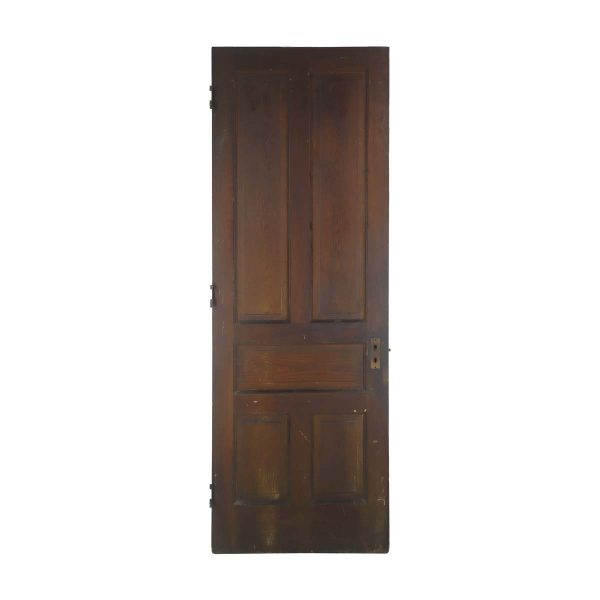 Standard Doors - Vintage Dark Tone Pine 5 Pane Passage Door 89.5 x 31.75