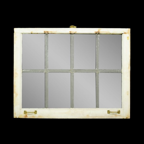 Altered Antiques - Reclaimed Silvered Glass Window Converted Wall Mirror