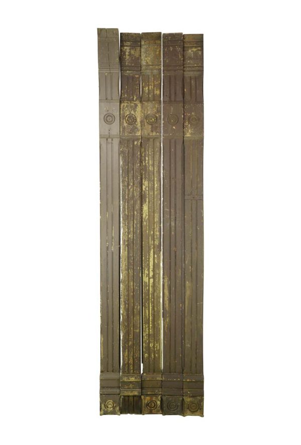 Columns & Pilasters - Reclaimed 111 in. Bulls Eye Chestnut Pilaster Set