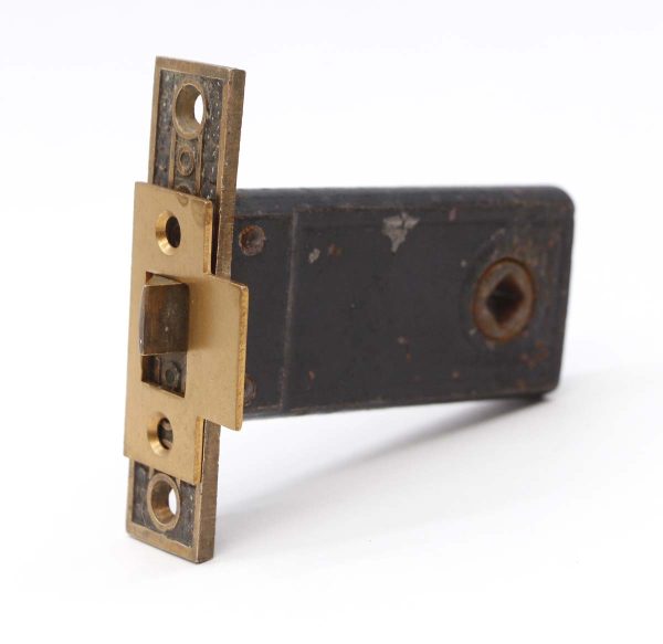 Door Locks - Antique Aesthetic Cast Iron & Brass Passage Door Mortise Lock