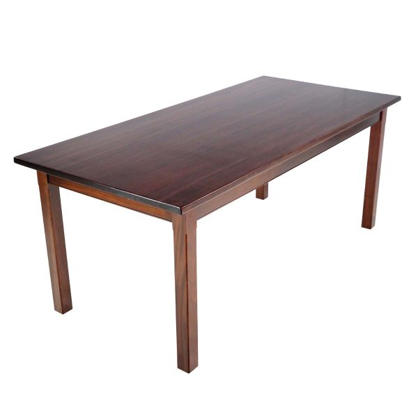 Farm Tables - Handcrafted 8 ft Mahogany Square Legs Dining Room Table