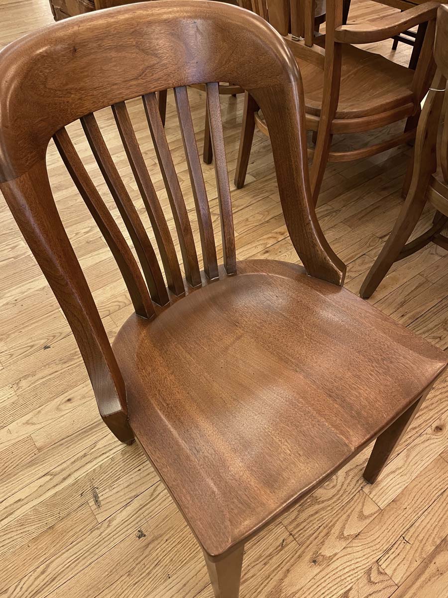 1930s H. Krug Furniture Company Mission Style Oak Chair With -  Sweden