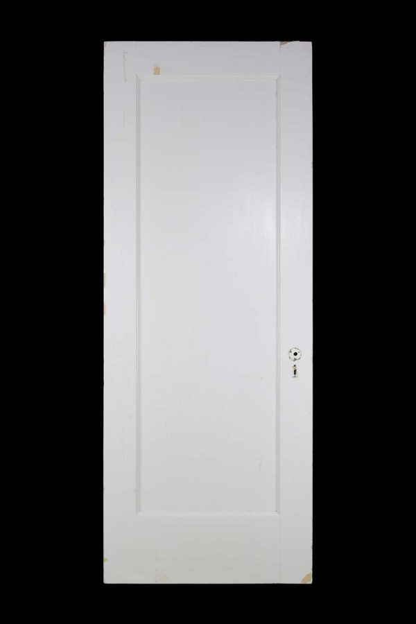 Standard Doors - Vintage 1 Pane White Pine Wood Door 83.25 x 32.125