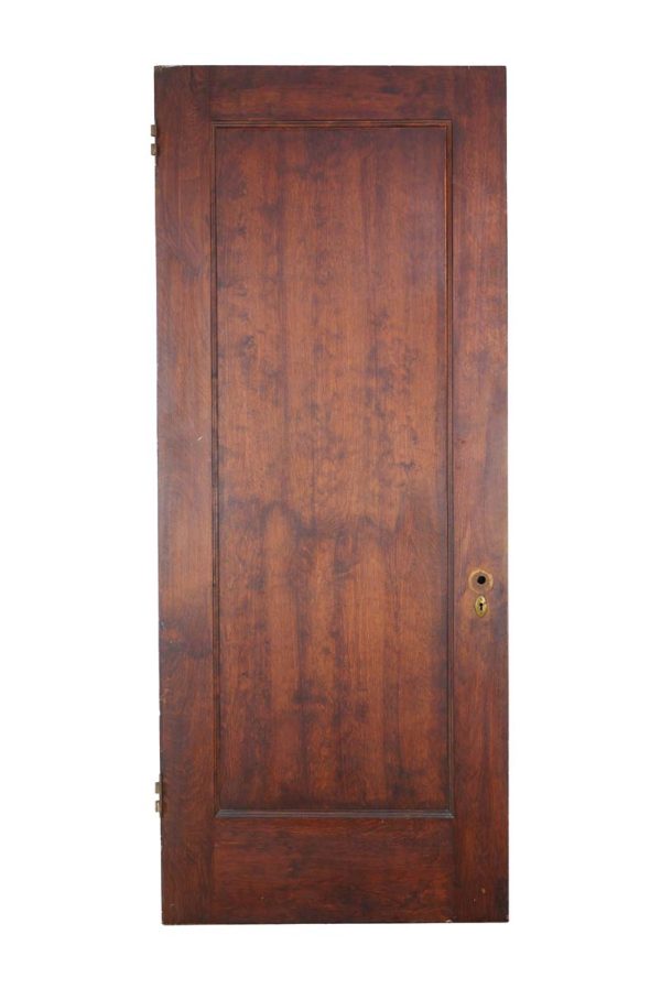 Standard Doors - Vintage Dark Stained Birch 1 Pane Passage Door 78.1875 x 32