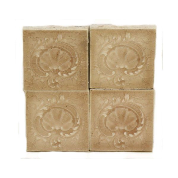 Wall Tiles - Antique Pink Shell 3 in. Square Wall Tile